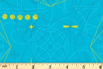 Andover Fabrics - Sunprints 2022 - Compass - Water (8673/T1)