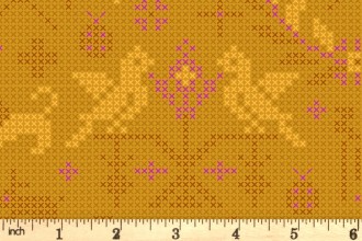 Andover Fabrics - Sunprints 2022 - Menagerie - Amber (9387/Y1)