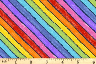 Andover Fabrics - The Very Hungry Caterpillar - Rainbow Fancy - Night (9831/B)