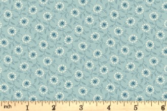 Andover Fabrics - Bluebird - Wreath - Robins Egg (9843/B)