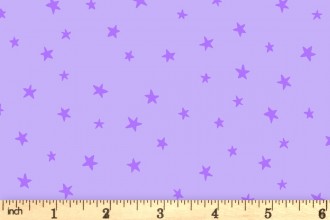Andover Fabrics - Believe - Rainbow Stars - Purple (9908/P)