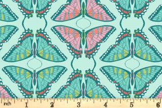 Andover Fabrics - Flora and Fauna - Swallowtail - Sky (9997/TE)
