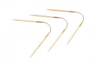 Addi CraSyTrio Double Point Knitting Needles - Bamboo  - 24cm (3.75mm)