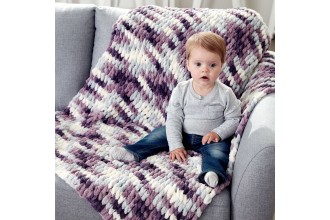 Bernat - Baby Blanket in Alize Blanket -EZ (downloadable PDF)