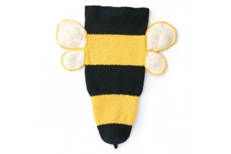 Bernat - Bumblebee Crochet Snuggle Sack in Blanket Brights and Blanket (downloadable PDF)