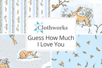 Guess How Much I Love You. GHMILY When I/'m Big Quilting Panel Clothworks Growth Chart Panel 23 yd