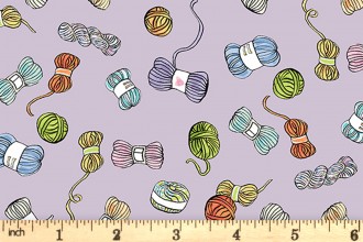 Clothworks - Having a Ball - Balls of Yarn - Lilac (Y3189-26)