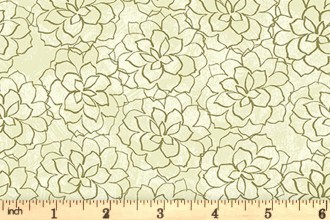 Clothworks - Imagine - Succulents - Light Butter (Y3425-58)