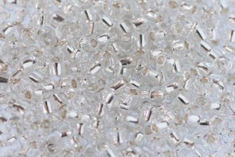 Debbie Abrahams Glass Seed/Rocaille Beads, Clear (34) - Size 6, 4mm