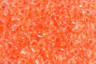 Debbie Abrahams Glass Seed/Rocaille Beads, Neon Orange (232) - Size 6, 4mm