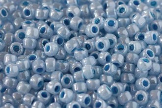 Debbie Abrahams Glass Seed/Rocaille Beads, Baby Blue (387) - Size 6, 4mm