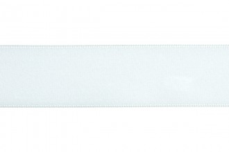 Bowtique Satin Polyester Ribbon - 6mm wide - White (5m reel)