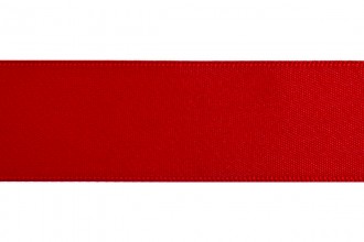 Bowtique Satin Polyester Ribbon - 6mm wide - Scarlet (5m reel)