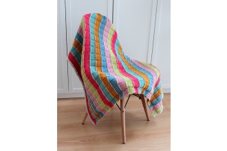 Julia Marsh - Special Stripy Blanket in Stylecraft Special Chunky (downloadable PDF)