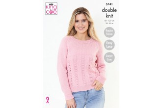 King Cole 5741 Ladies Cardigan & Sweater in Subtle Drifter DK (leaflet)