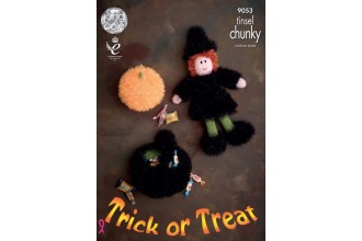 King Cole 9053 Tinsel Halloween in Tinsel Chunky (leaflet)