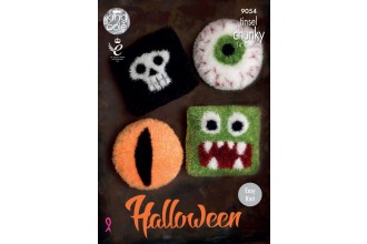 King Cole 9054 Halloween Cushions in Tinsel Chunky - Download