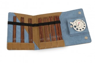 KnitPro Double Point Knitting Needles - Ginger - 15cm Socks Kit