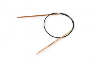 KnitPro Fixed Circular Knitting Needles - Basix Birch - 40cm (2mm)