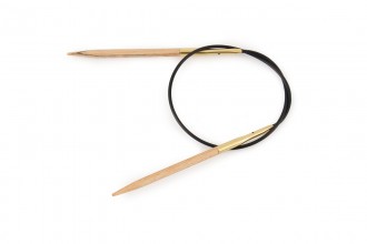 KnitPro Fixed Circular Knitting Needles - Basix Birch - 40cm (4mm)