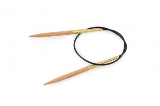 KnitPro Fixed Circular Knitting Needles - Basix Birch - 40cm (4.5mm)