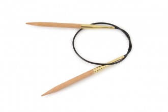KnitPro Fixed Circular Knitting Needles - Basix Birch - 40cm (5mm)