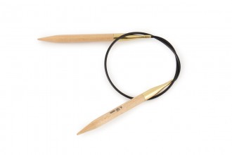 KnitPro Fixed Circular Knitting Needles - Basix Birch - 40cm (6.5mm)