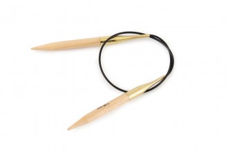 KnitPro Fixed Circular Knitting Needles - Basix Birch - 40cm (7mm)