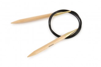 KnitPro Fixed Circular Knitting Needles - Basix Birch - 100cm (9mm)
