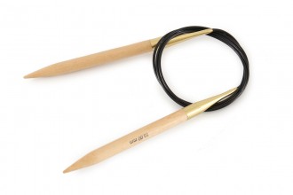 KnitPro Fixed Circular Knitting Needles - Basix Birch - 100cm