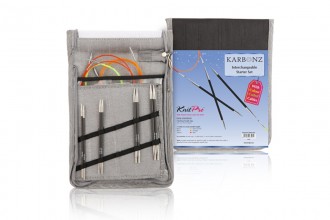 KnitPro Interchangeable Needles - Karbonz - Starter Set - Wool 