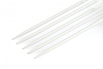 KnitPro Basix Double Point Knitting Needles - Aluminium - 15cm (2.00mm)