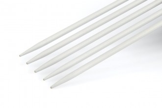 KnitPro Basix Double Point Knitting Needles - Aluminium - 15cm (2.25mm)