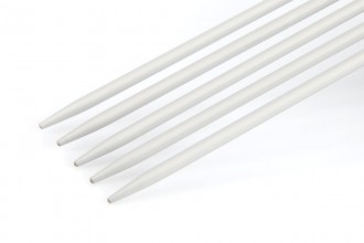 KnitPro Basix Double Point Knitting Needles - Aluminium - 15cm (2.50mm)