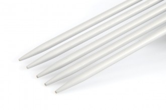 KnitPro Basix Double Point Knitting Needles - Aluminium - 15cm (3.00mm)