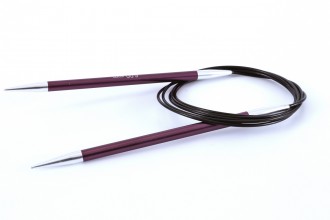 KnitPro Fixed Circular Knitting Needles - Zing - 150cm (6.00mm)