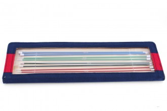 KnitPro Single Point Knitting Needles - Zing - 35cm Set of 8