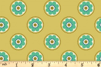 Lewis and Irene - Flower Child - Funky Daisy - Yellow (A437.1)