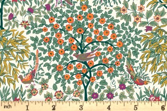Liberty Fabrics - The Orchard Garden - Pheasant Forest - Autumn (04775625/Z)