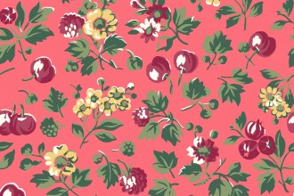 Liberty Fabrics - The Orchard Garden - Wild Cherry - Coral (04775627/X)