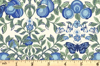 Liberty Fabrics - The Orchard Garden - Orchard - Blue (04775629/X)