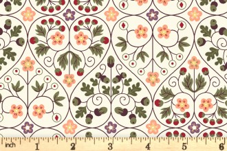 Liberty Fabrics - The Orchard Garden - Garden Gates - Autumn (04775630/Z)