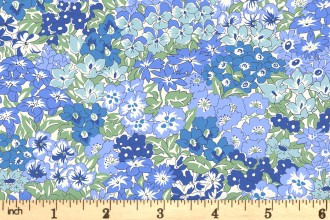 Liberty Fabrics - The Orchard Garden - Wisely Grove - Blue (04775631/X)