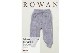 Rowan - Baby Knits - Moss Stitch Joggers in Baby Merino Silk DK (downloadable PDF)