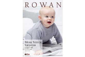 Rowan - Baby Knits - Moss Stitch Sweater in Baby Merino DK (downloadable PDF)