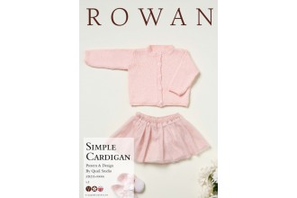 Rowan - Baby Knits - Simple Cardigan in Baby Merino Silk DK (downloadable PDF)