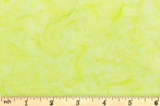 Kingfisher Fabrics Batik Basics - Yellow Green (008)