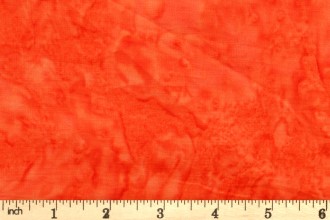 Kingfisher Fabrics Batik Basics - Orange (018)