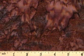 Kingfisher Fabrics Batik Basics - Brown (054)