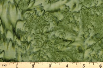 Kingfisher Fabrics Batik Basics - Green (063)